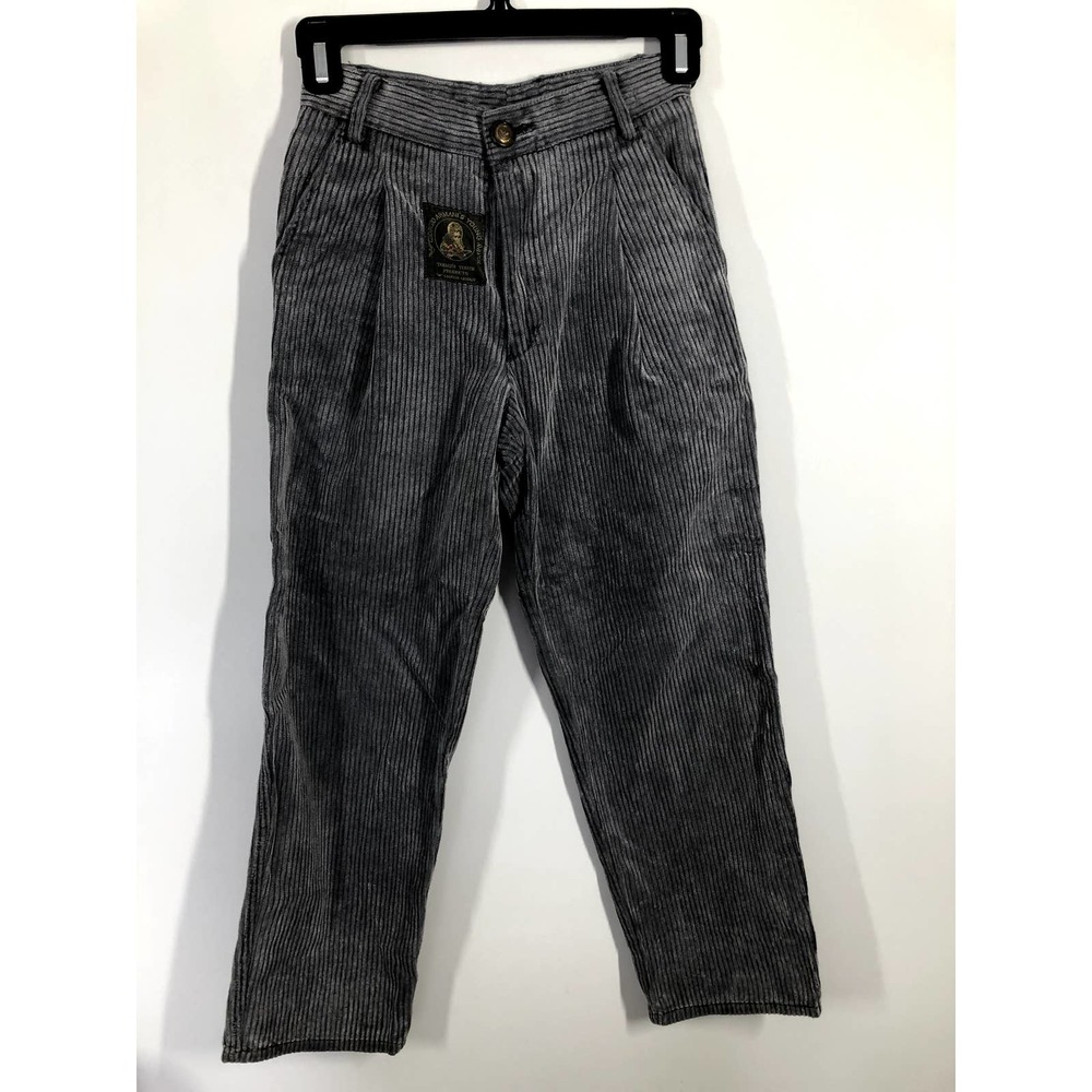 GIORGIO ARMANI VINTAGE Corduroy Pants Gray Size youth 11.5 inch waist